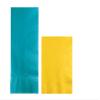 Converting Paper Bulk Party Napkin Bundle, 100 Bermuda Blue Dinner and 200 School Bus Yellow Beverage/Cocktail Paper Napkins, Box of 300 Napkins view 1
