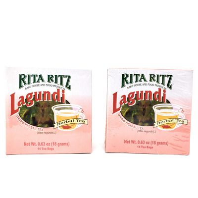Rita Ritz Lagundi Dried Herbal Tea (2 Pack, Total of 1.26oz)
