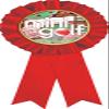 Crown Awards Mini Golf Red Rosette Ribbon, Mini Golf Trophy Ribbon Award Prize, 20 Pack Prime view 1