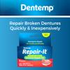Dentemp Repair Kit - Repair-It Advanced Formula Denture Repair Kit (Pack of 2) - Repairs Broken Dentures, Mends Cracks and Replace Loose Teeth view 3
