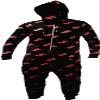 Beamer Raw Rolling Papers Black Unisex Onesie (Small Size) Smoke Sticker view 1