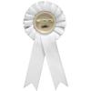 Crown Awards Beauty White Rosette Ribbon Award, Beauty Top Model Trophy Ribbon Prize, 50 Pack Prime view 2