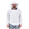 VIVO Professional White XXL Beekeeping Suit, Jacket, Pull Over, Smock with Veil BEE-V105XL2 view 1