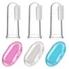 Jochebed Baby Finger Toothbrush for Training Teething - Infant & Toddles & Lids Teeth Brush Soft Babies Toothbrushes Oral Cleaning Massager to Train Your Child Healthy Oral Habits -3 PCS view 1