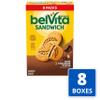 belVita Breakfast Sandwich Dark Chocolate Creme Breakfast Biscuits, 64 Total Packs, 8 Boxes (2 Sandwiches Per Pack) view 4