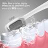 OBrush Ultra Extra Soft Toothbrush for Sensitive Gums, New Japanese 20,000 Micro Fine Nano Bristles Brush for Adults, Pregnant and Elderly, Portable Case for Travel, Black and White Color Pack of 2 view 3
