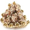 Ghasitaram Gifts Valentines Gift Valentines Day Chocolates for Girlfriend/Boyfriend/Husband and Wife Valentines Chocolate Hamper Mesh Heart English Chocolate Brittles Tray view 1