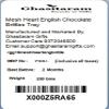 Ghasitaram Gifts Valentines Gift Valentines Day Chocolates for Girlfriend/Boyfriend/Husband and Wife Valentines Chocolate Hamper Mesh Heart English Chocolate Brittles Tray view 2