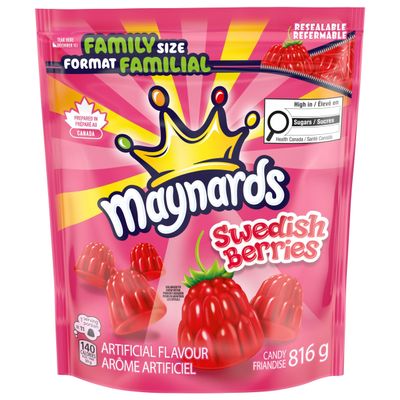 Maynards Swedish Berries Candy Family Size 816g/28.7oz {Imported from Canada}