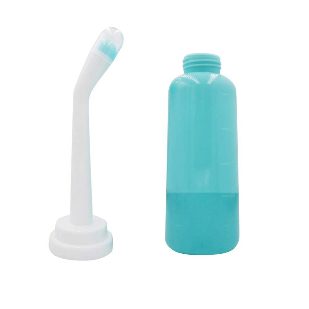 Healifty Reusable Cleansing System with Cleanser Douche Bottle Squirter for Women Personal Hygiene Care Supplies Postpartum Irrigator (500ml)