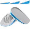 Ailaka Gel Height Increase Insoles, Shock Absorption Heel Cushion Pads, Height Lift Shoes Inserts for Men & Women view 1