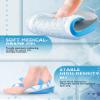 Ailaka Gel Height Increase Insoles, Shock Absorption Heel Cushion Pads, Height Lift Shoes Inserts for Men & Women view 3