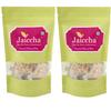 Jaiccha Ghasitaram Roasted Almond Bites 400 GMS in Green Paper Pouch view 1