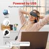 DR.PREPARE Heated Eye Mask With Temperature & Timer Control, USB Warm Compress for Dry Eyes, Sleep, Blepharitis, Dark Circles, MGD and Puffy Eyes - Earplugs Included view 4