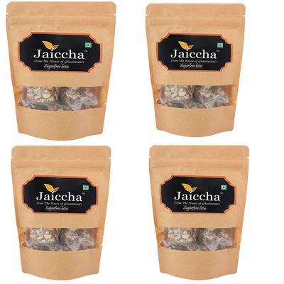 Jaiccha Ghasitaram Pack of 4 (200 GMS) - Sugarfree Bites 800 GMS in Brown Paper Pouch
