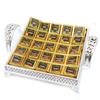 Ghasitaram Gifts Valentines Gift Valentines Day Chocolates for Girlfriend/Boyfriend/Husband and Wife Sugarfree Chocolate Silver 25 pcs Assorted Sugafree Chocolates Tray view 1