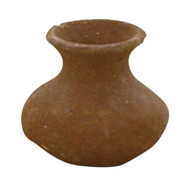 Azi-azi MiniatureParts Urn B/Brown, 1.8 x 1.8 x 2.2 inches (4.5 x 4.5 x 5.5 cm)
