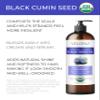 velona Black Cumin Seed Oil USDA Certified Organic - 32 Fl Oz | 100% Pure and Natural Carrier Oil | Unrefined, Cold Pressed | Hair, Body and Skin Care | Use Today - Enjoy Results view 2