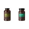 Amazon Elements Lysine Complex with Vitamin C (1500 mg L-Lysine with 100 mg Vitamin C per Serving - 3 Tablets), Supports Immune Health, Vegetarian, 195 Count (Packaging may vary) and Amazon Elements Vegan Biotin 5000 mcg - Hair, Skin, Nails, 130 Caps view 1
