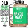 NAKED Vegan Mass - Chocolate Vegan Weight Gainer - 1,280 Calories, Non-GMO, Soy & Gluten Free, No Artificial Ingredients - 8LB Bulk - 11 Servings view 3
