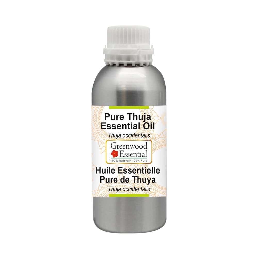 Greenwood Essential Thuja Essential Oil (Thuja occidentalis) Steam Distilled 300ml (10.1 oz)