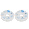 2pcs Portable Pill Organizer Compartments Round Design for Weekly Medication Storage Convenient Travel Use for Home and Go view 2