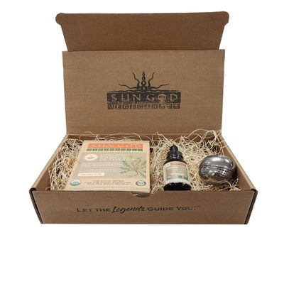 Panacea Detox Organic Herbal Gift Set: Tea, Tincture, and Strainer - Oregon's Finest Organic Herbs for Wellness