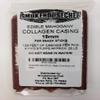 19 mm SLIM snack stick casings for homemade snack sticks. Beef Collagen. 5 strands per pack view 2