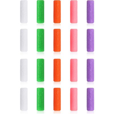 20 Pieces Aligner Tray Seaters for Aligner Trays Chompers Orthodontic Trays(Pink, Orange, Green, Purple, White)