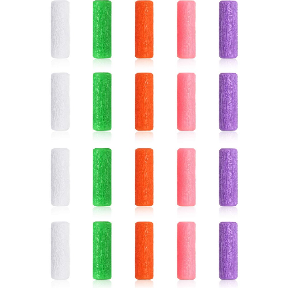 20 Pieces Aligner Tray Seaters for Aligner Trays Chompers Orthodontic Trays(Pink, Orange, Green, Purple, White)