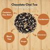 The Whistling Kettle Chocolate Infused Chai Tea - Sweet and Natural Caffeinated Energizing Black Tea with Ginger - 4oz (88 servings) view 3