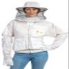 Massive Bee Store -- Beekeeping Fully Ventilated Jacket in Multi-Color with Round Veil (M, White) view 1