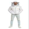 Massive Bee Store -- Beekeeping Fully Ventilated Jacket in Multi-Color with Round Veil (M, White) view 3