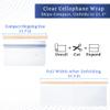 FIESTA WRAPS 220 ft Clear Cellophane Wrap Roll (31.5 in x 220 ft) - Cellophane Roll - Clear Wrapping Paper to Wrap Gift Baskets - Gift Basket Wrapping Supplies - Papel Celofn Transparente view 2