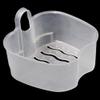 farawamu Denture Box, Denture Storage Box Case Cleaning Dental False Teeth Mesh Organizer Container White view 2