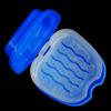 farawamu Denture Box, Denture Storage Box Case Cleaning Dental False Teeth Mesh Organizer Container Dark Blue view 4
