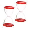 Candy Boxes 12PCS Plastic Candy Container European Hourglass Shape Sweets Jar Chocolate Packaging Box for Wedding Clear Bags view 2