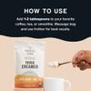 Rising Tide Organic Mushroom Superfood Creamer - Coconut Milk Powder, Lions Mane Mushrooms, & MCT Oil - Dairy Free, Unsweetened, Keto Friendly & Plant-Based - Only 4 Ingredients - Add to Coffee, Matcha or Smoothies view 3