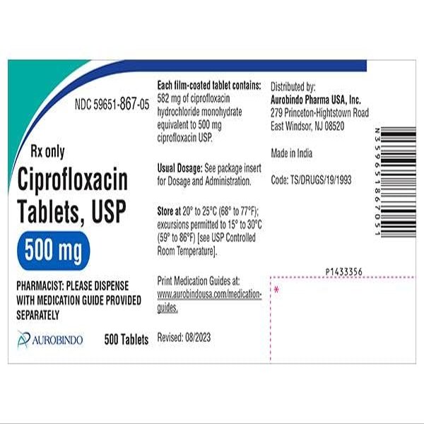 CIPROFLOXACIN 500 MG TAB