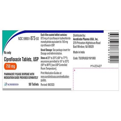 CIPROFLOXACIN 750 MG TAB