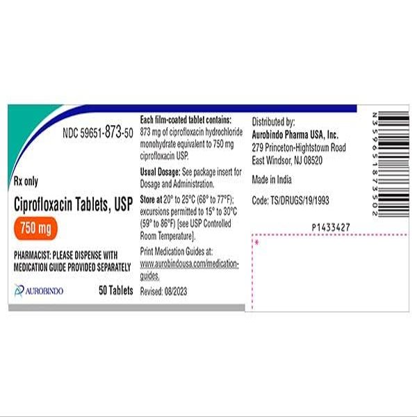 CIPROFLOXACIN 750 MG TAB