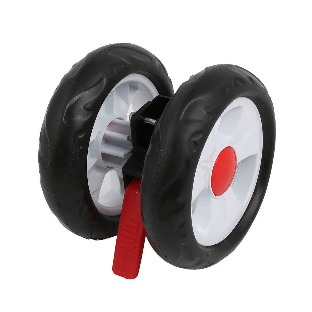 New Lon0167 135mm Diameter Featured Plastic Brake Stroller reliable efficacy Rear Wheel Pulley Roller for 16mm Tube(id:ee5 54 ad 0a7)