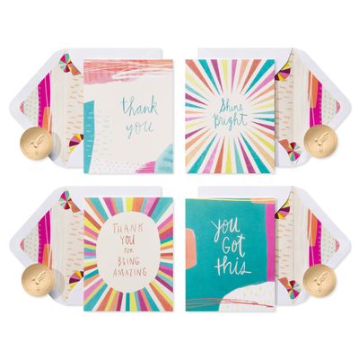 Papyrus Blank Encouragement Cards with Envelopes, Power Affirmations (20-Count)