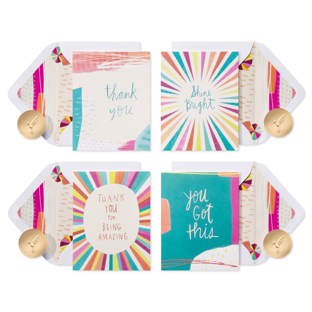 Papyrus Blank Encouragement Cards with Envelopes, Power Affirmations (20-Count)