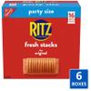 RITZ Fresh Stacks Original Crackers, Bulk Travel Snacks, Party Size, School Snacks, 6 Boxes (96 Multi Snack Packs) view 2