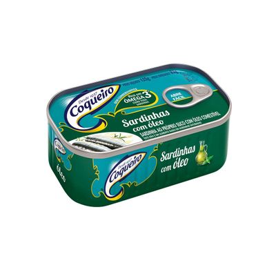 Coqueiro Sardines - Sardinhas 125g - 4 Pack Imported From Brazil