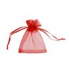 120 pcs 4X5 inches Drawstring Organza Jewelry Candy Pouch Wedding Party Favor Gift Bags (Red, 3x4) view 2