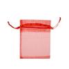 120 pcs 4X5 inches Drawstring Organza Jewelry Candy Pouch Wedding Party Favor Gift Bags (Red, 3x4) view 3