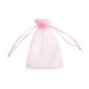 120 pcs 4X5 inches Drawstring Organza Jewelry Candy Pouch Wedding Party Favor Gift Bags (Pink, 3x4) view 2