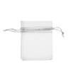 120 pcs 4X5 inches Drawstring Organza Jewelry Candy Pouch Wedding Party Favor Gift Bags (Gray, 3x4) view 2